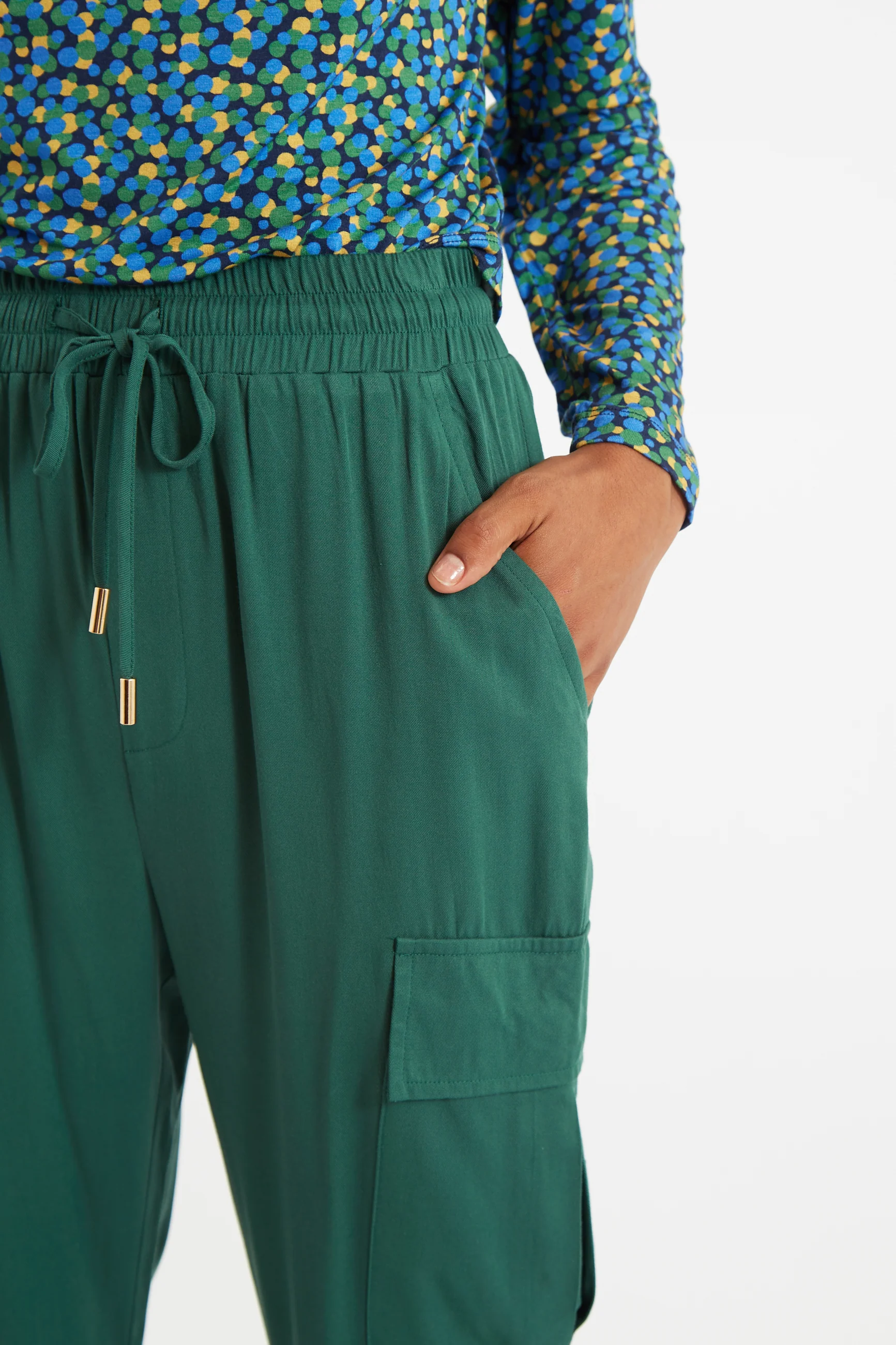 Chava Cargo Trouser Green - Image 4
