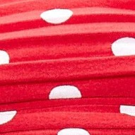 Louche Dotty Printed Headband - Red / White - Image 4