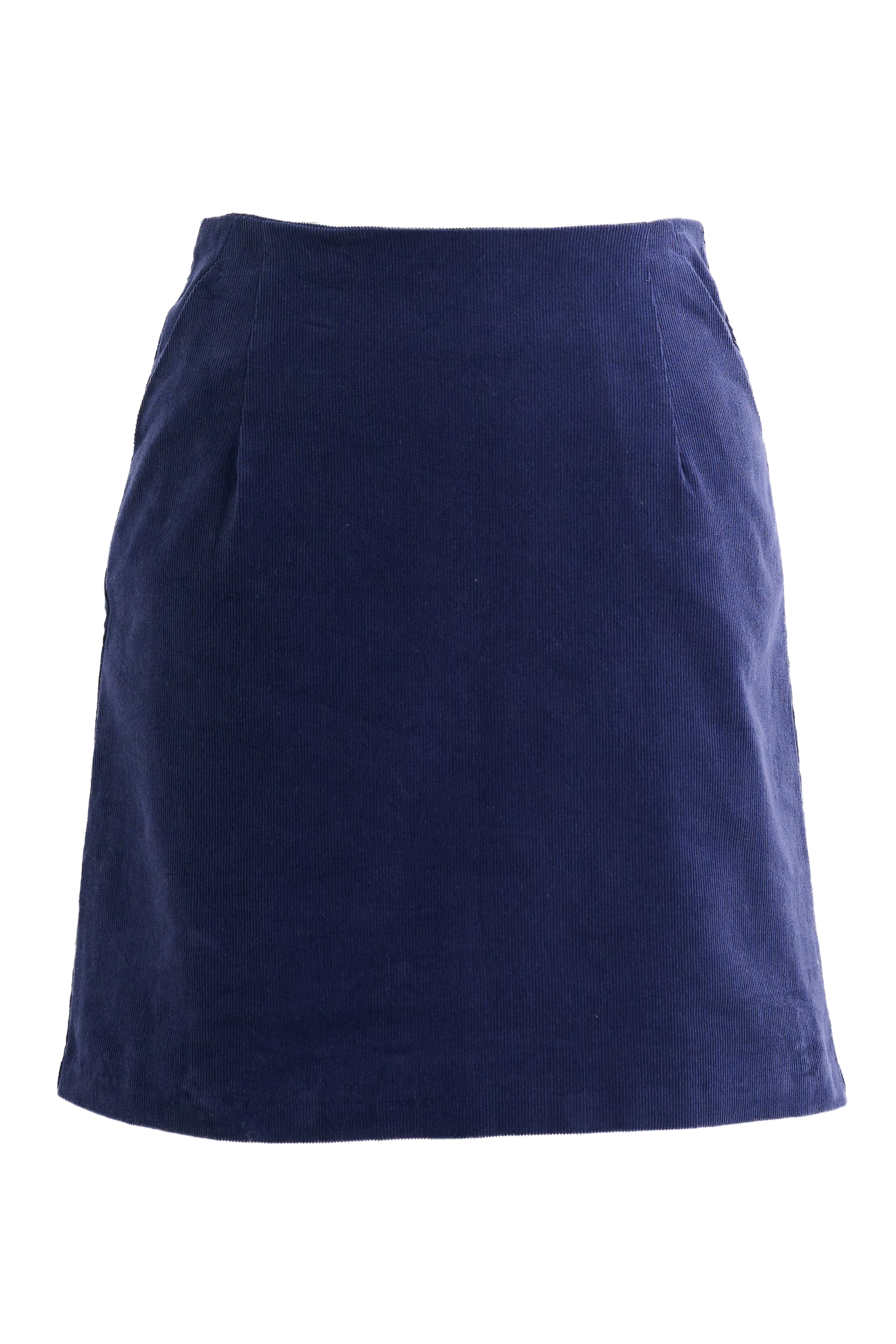Dylan Baby Cord A Line Mini Skirt Navy - Image 4