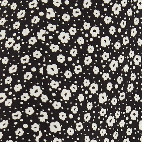 Elsie Flower Spot Print Long Sleeve Tie Midi Dress - Image 5