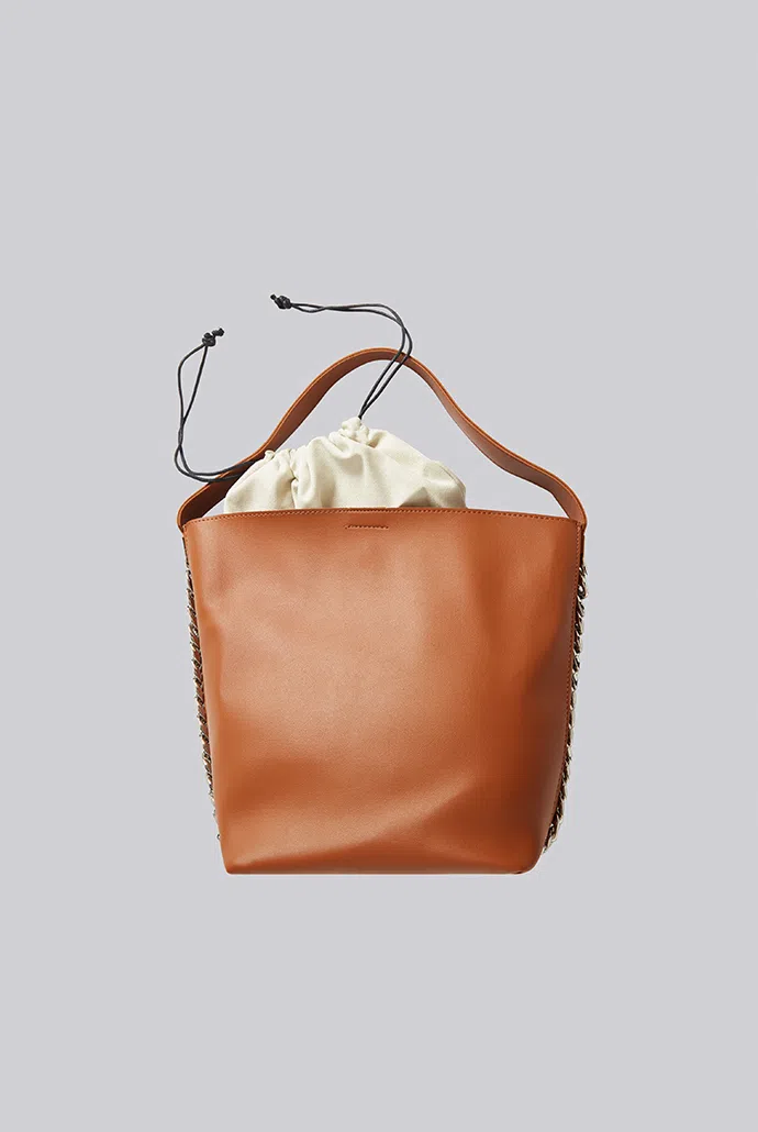Louche Gorliss Chain Shoulder Bag - Brown - Image 5