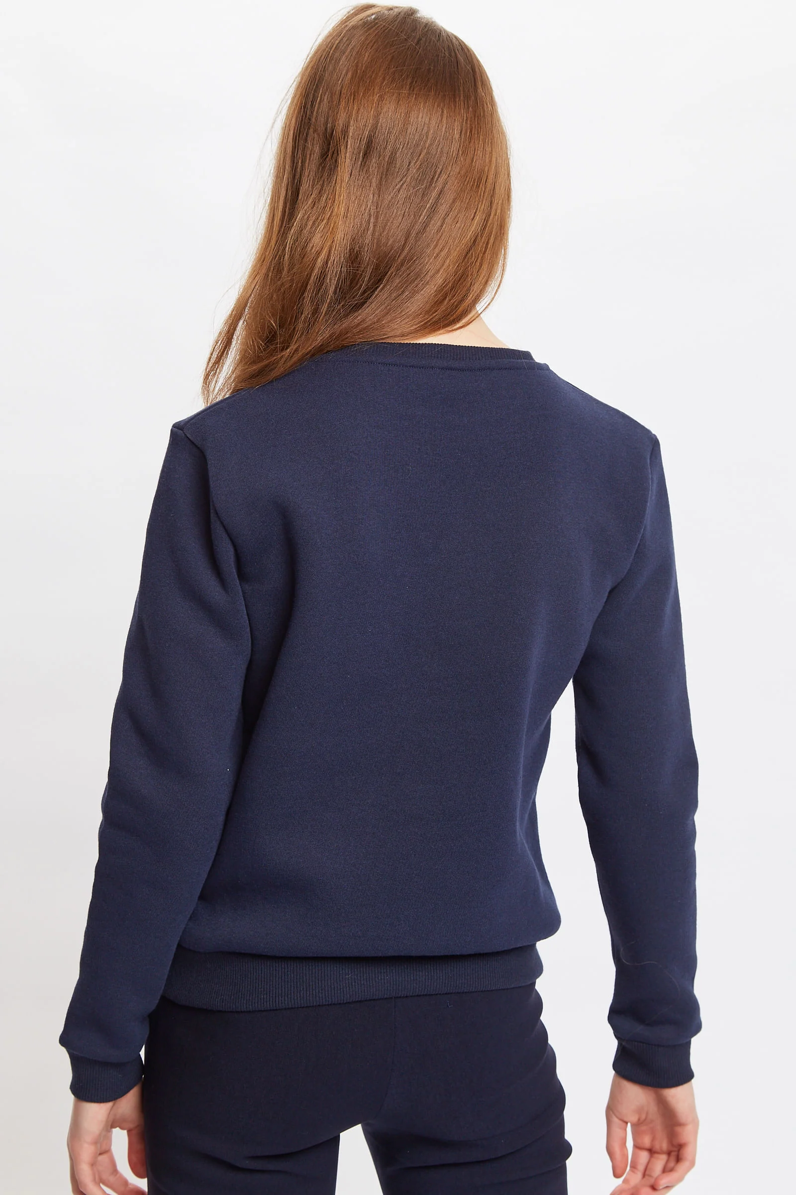 Louche Jan Dandelion Embroidered Sweatshirt - Navy - Image 2