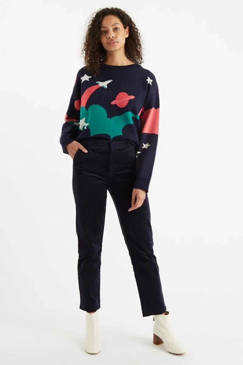 Joele Cord Slim Leg Trouser - Image 4