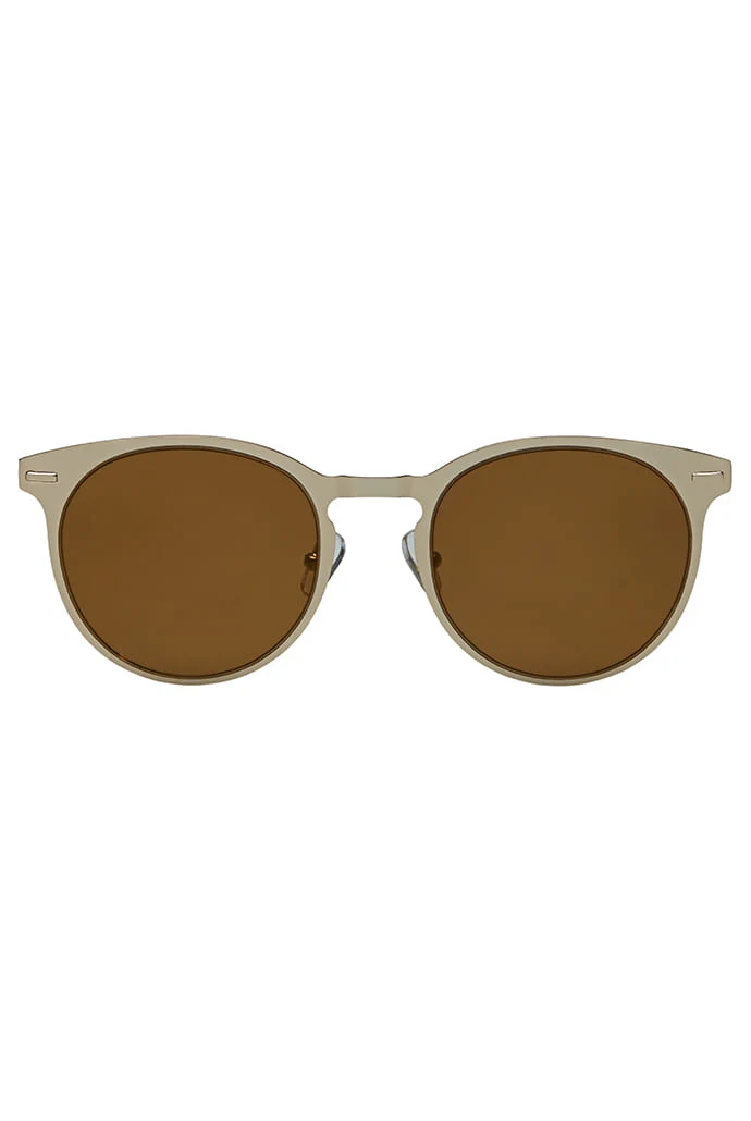 Louche Kiko Silver Round Sunglasses - Image 4