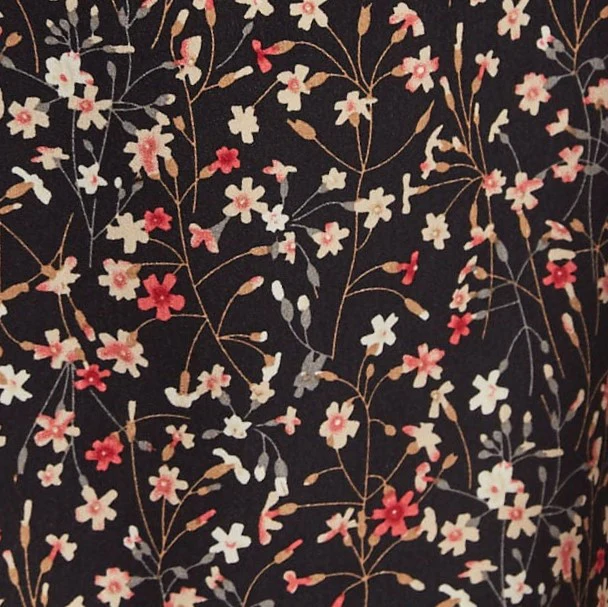Louche Leonie Wax Flower Long Sleeve Midi Shirtdress - Image 6