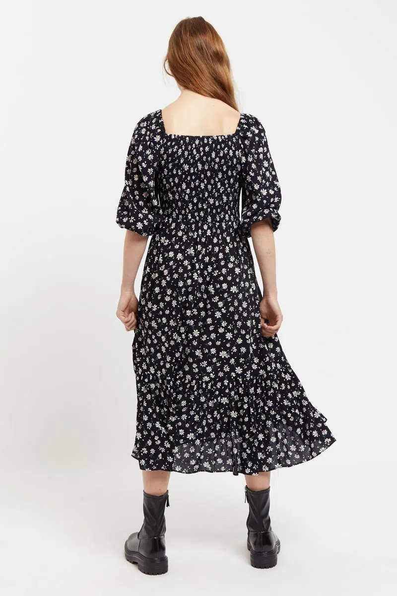 Loe Daisy Drop Bardot Midi Dress - Image 2
