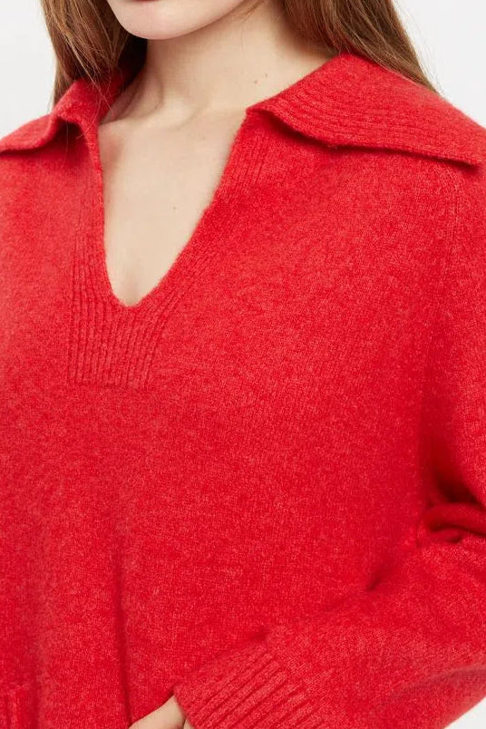 Margina Collared 2 Pocket Sweater - Image 4
