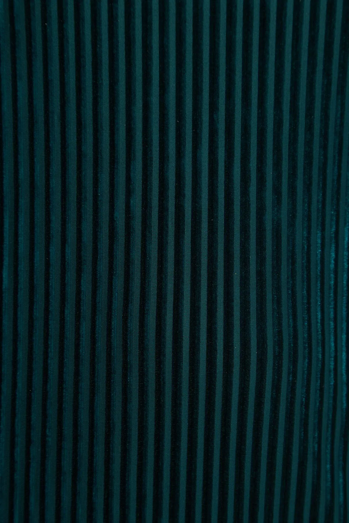 Louche Meloe Velvet Stripe Tiered Mini Dress - Image 5
