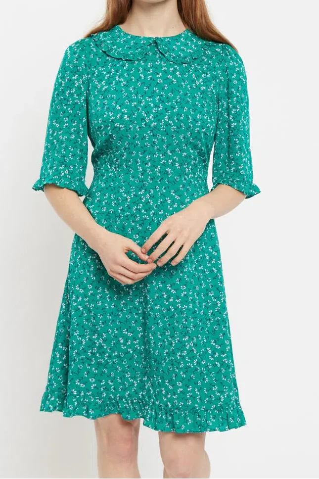 Louche Myfanway Naive Ditsy Print Mini Dress