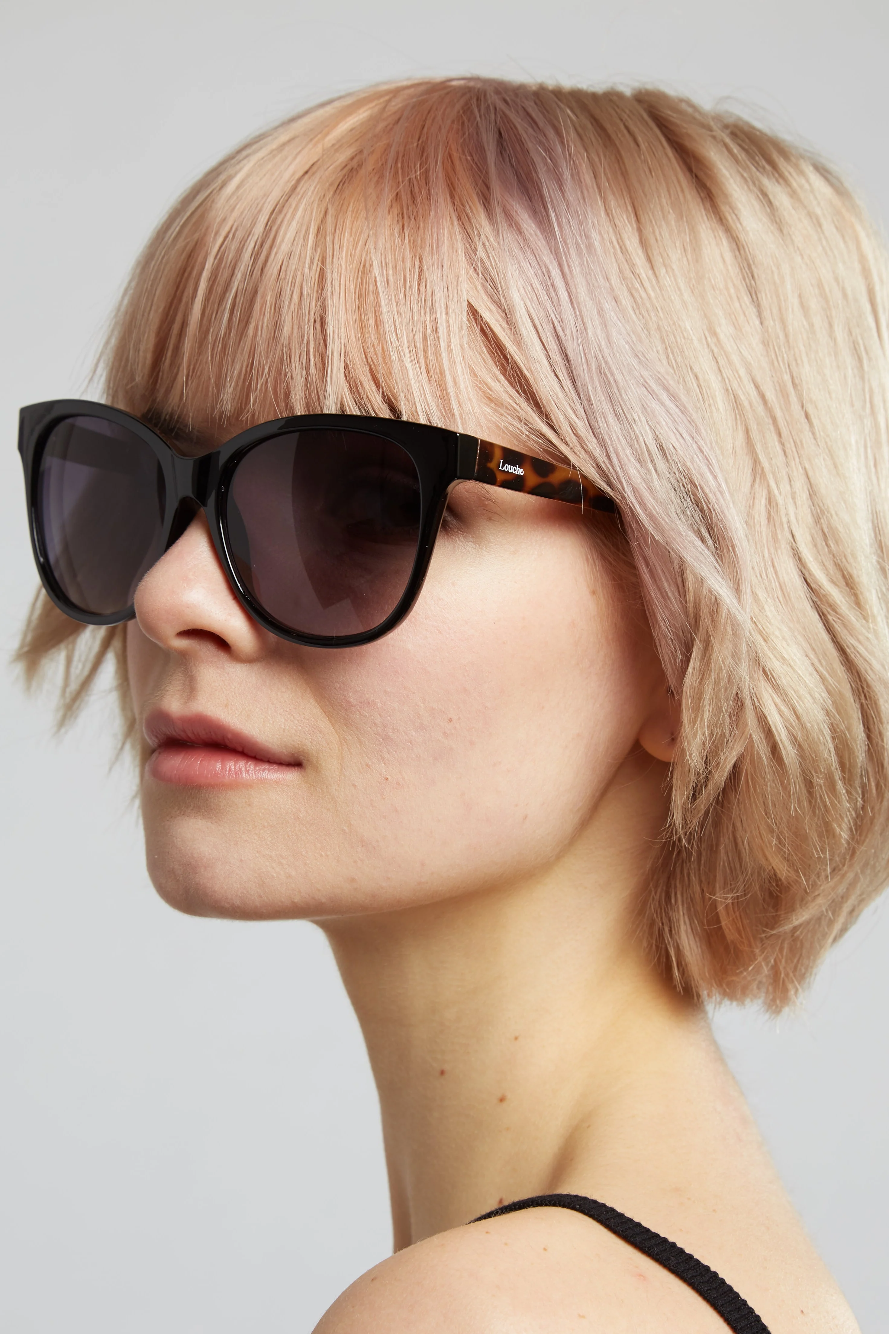 Louche Nikki Sunglasses Black
