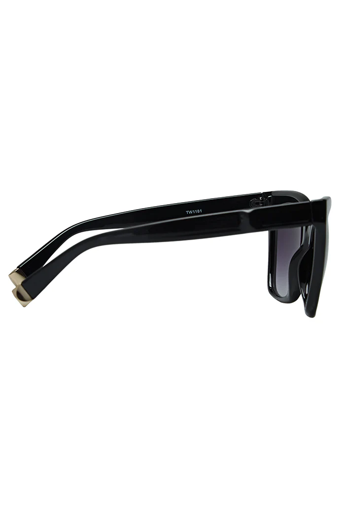 Louche Nikki Sunglasses Black - Image 4