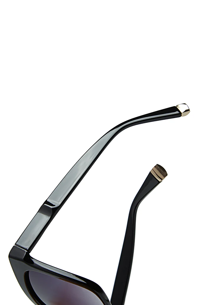 Louche Nikki Sunglasses Black - Image 5