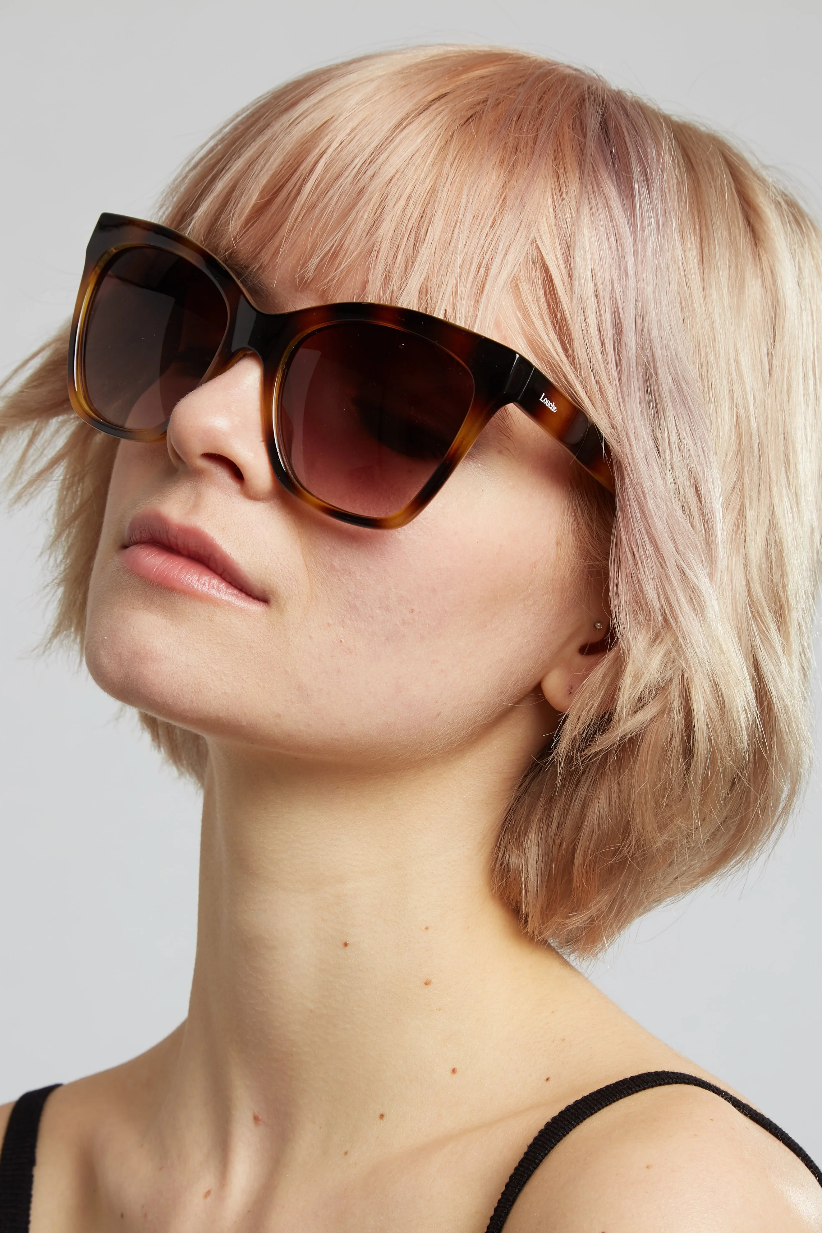 Louche Nikki Sunglasses Tortoise - Image 2