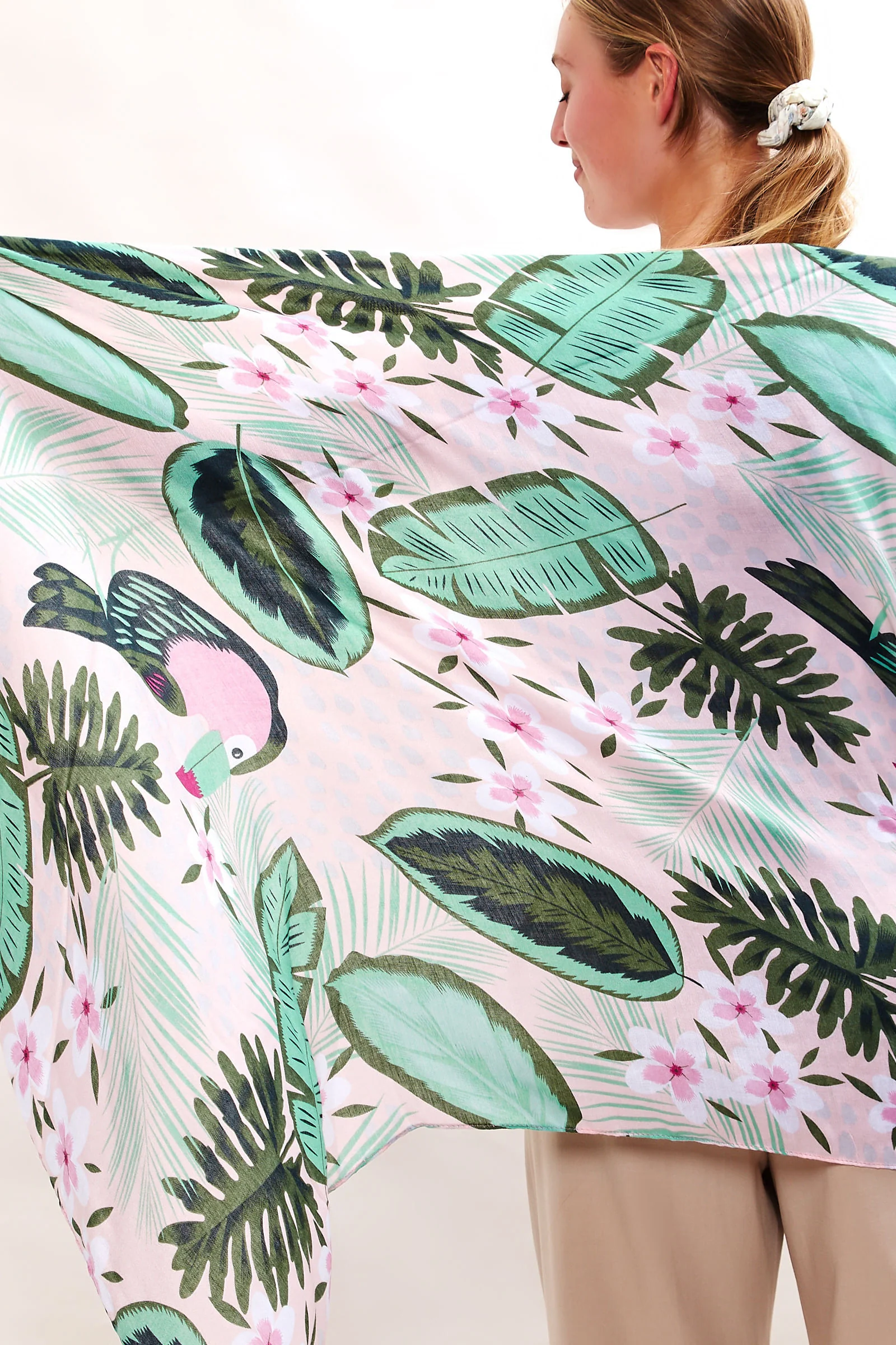 Louche Plant Lady Printed Scarf - Image 4