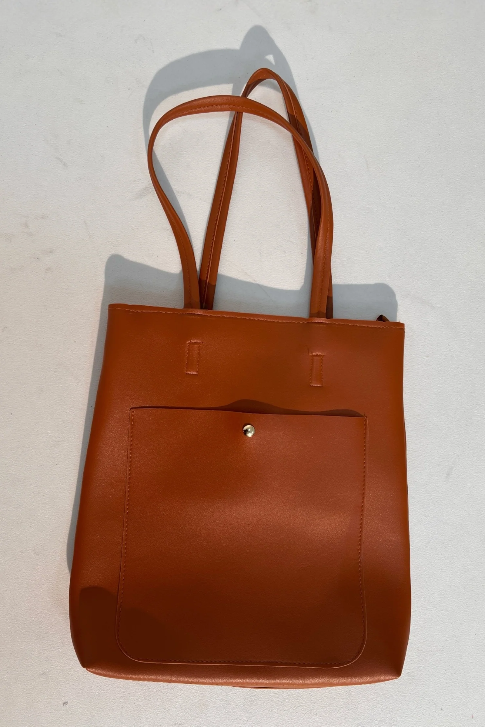 Louche Rusty Tote Bag Brown - Image 2