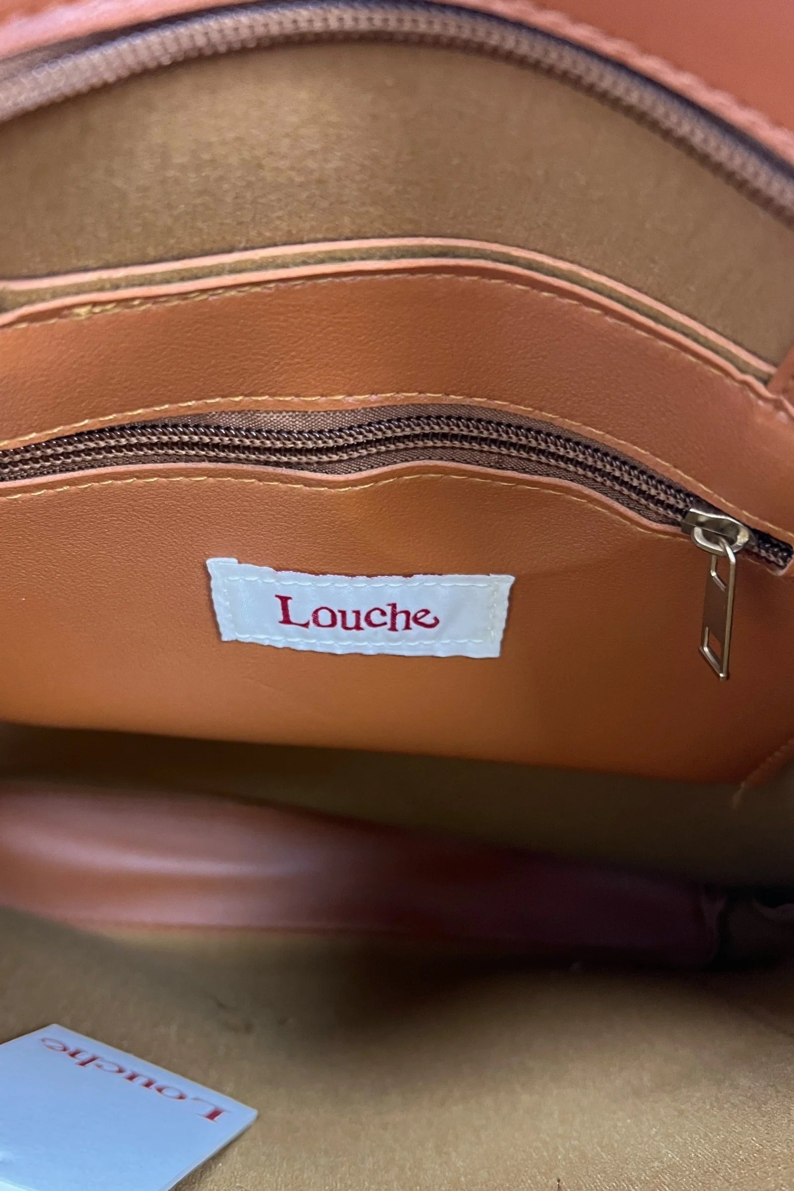 Louche Rusty Tote Bag Brown - Image 3