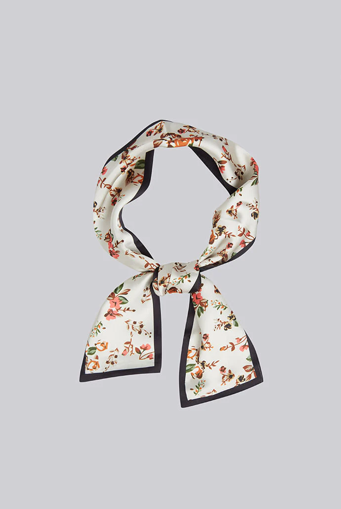 Virginia Floral Narrow Scarf - Image 3