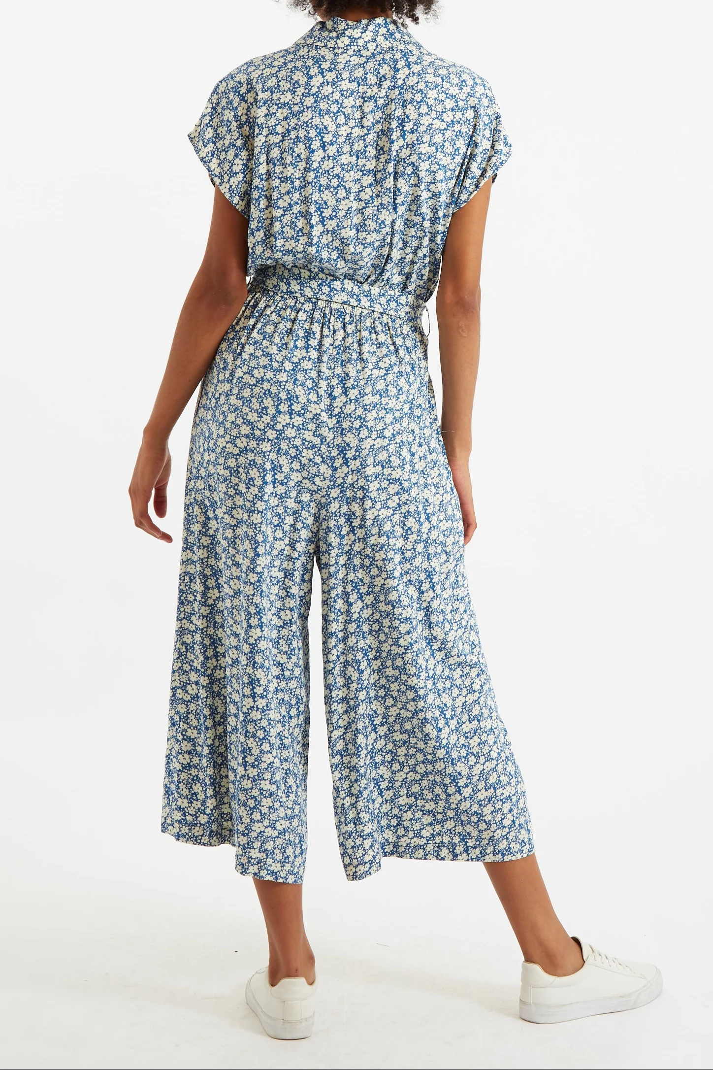 Mafalda Periwinkle Cropped Jumpsuit - Image 2