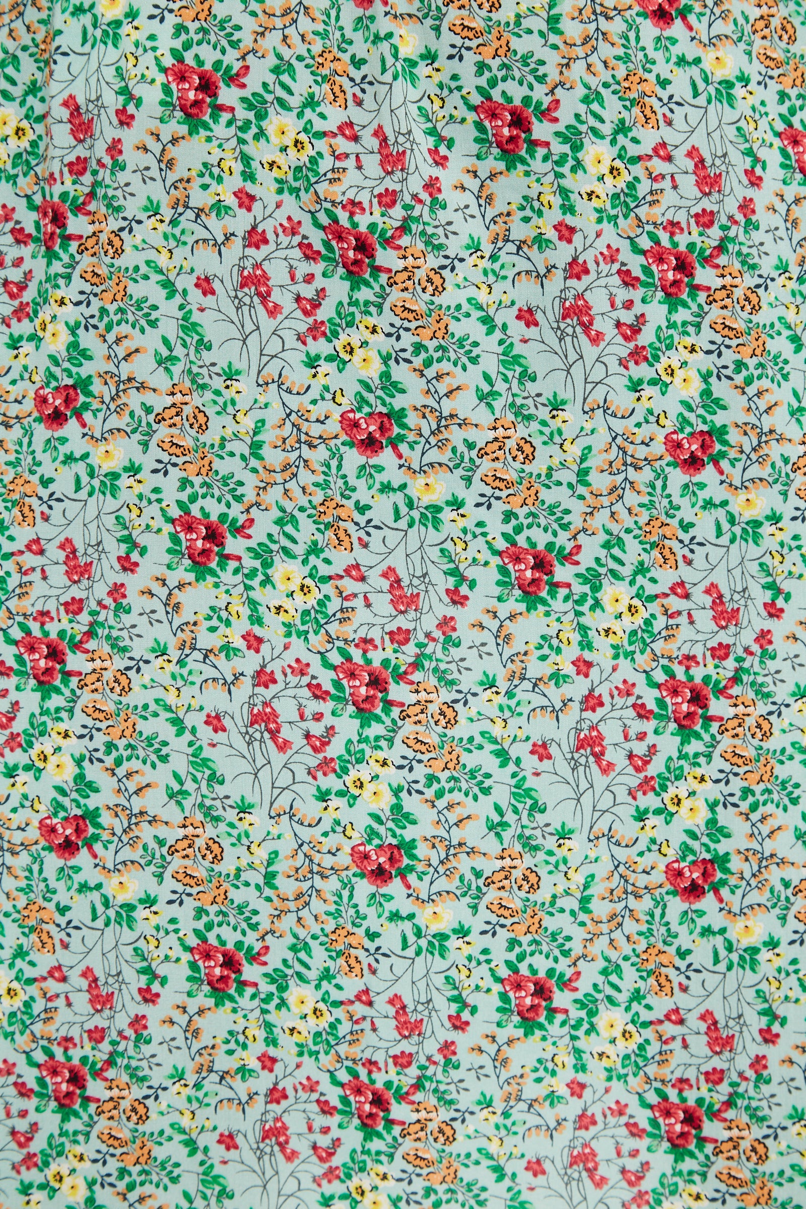 Louche Mara Flower Show Print Ruffle Hem Wrap Midi Skirt - Image 5
