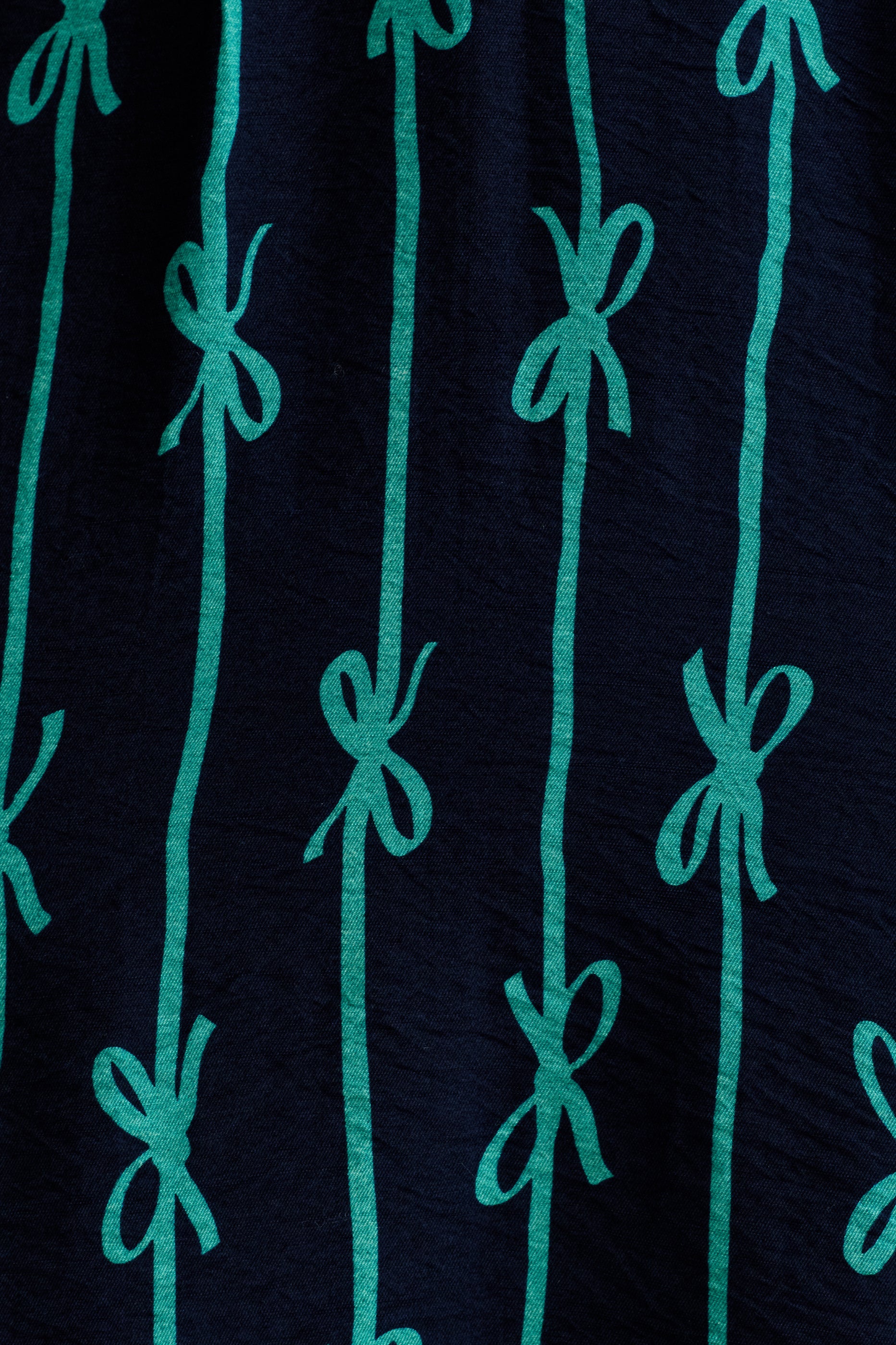 Lizea Tie Up Midi Skirt - Navy - Image 5