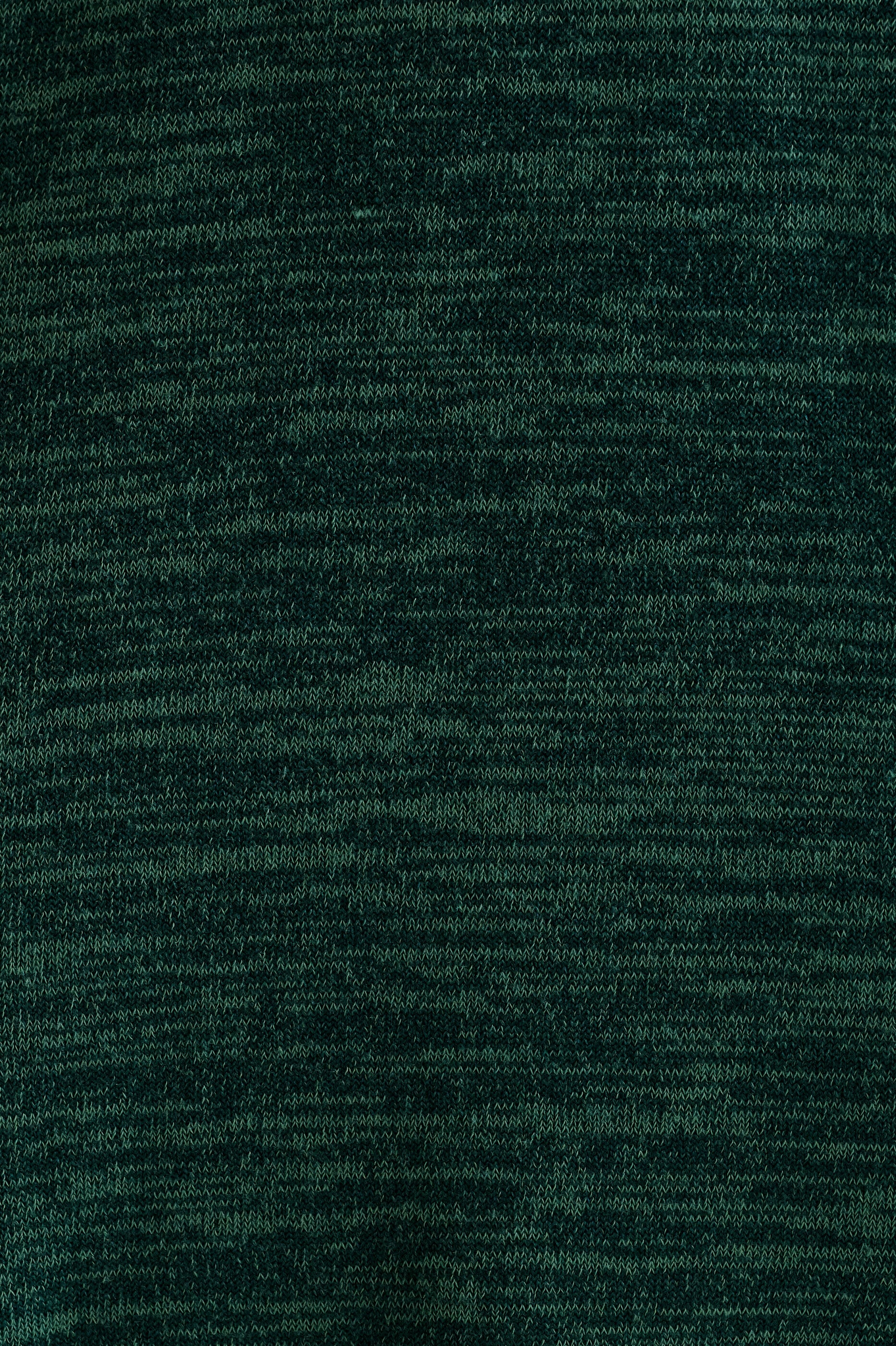 Moa Sustainable Marl Puff Sleeve V Neck Midi Dress - Green - Image 5