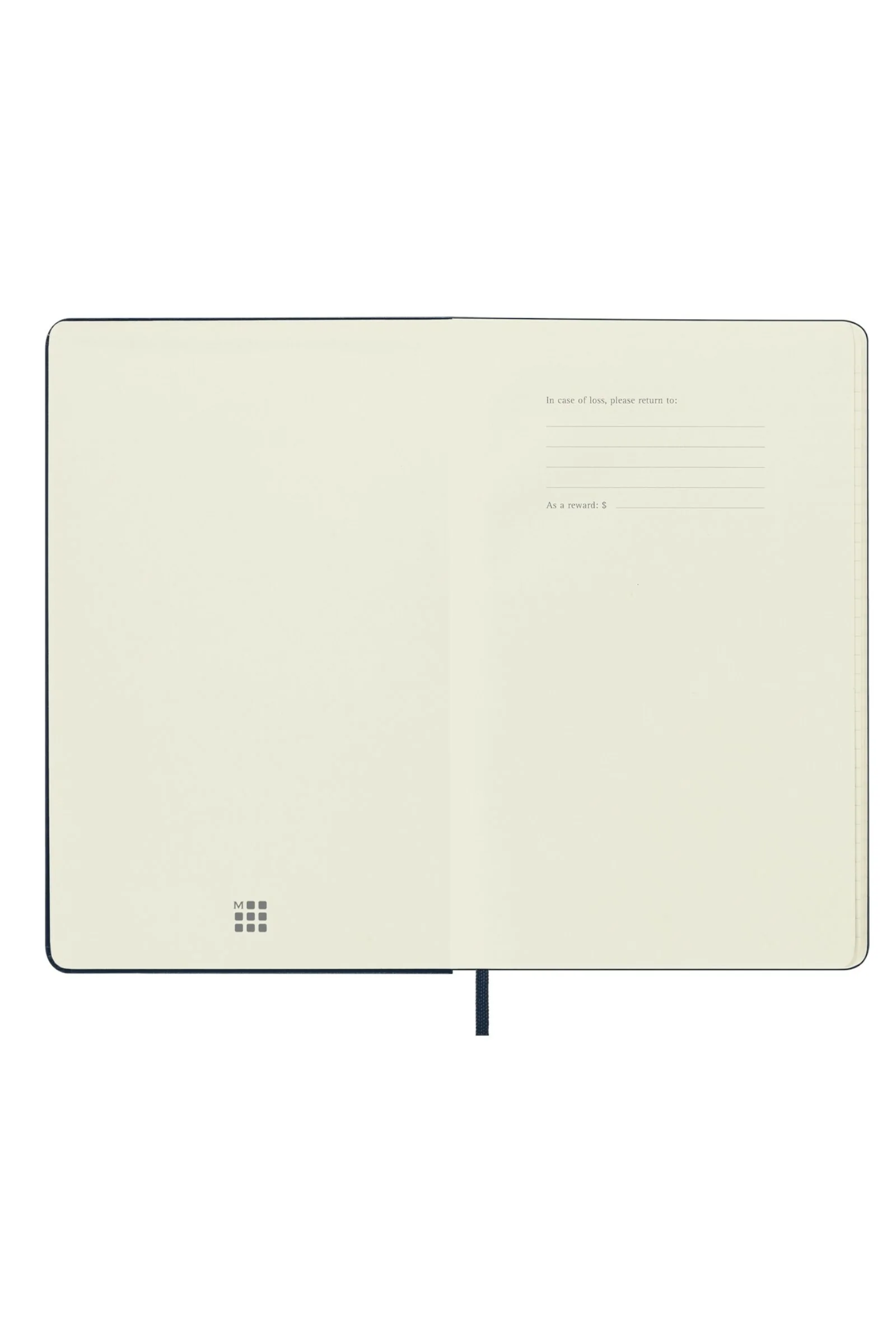 Moleskine Pocket Ruled Notebook Hard Cover - Navy - Image 2
