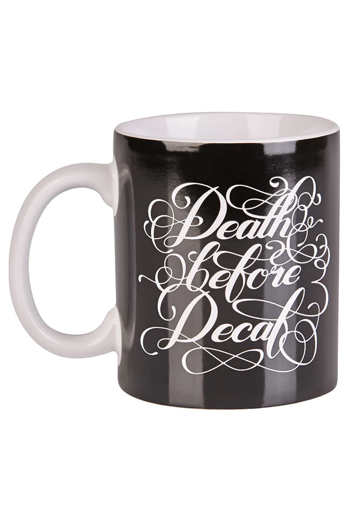 Mug Death Before Decaf - Image 2