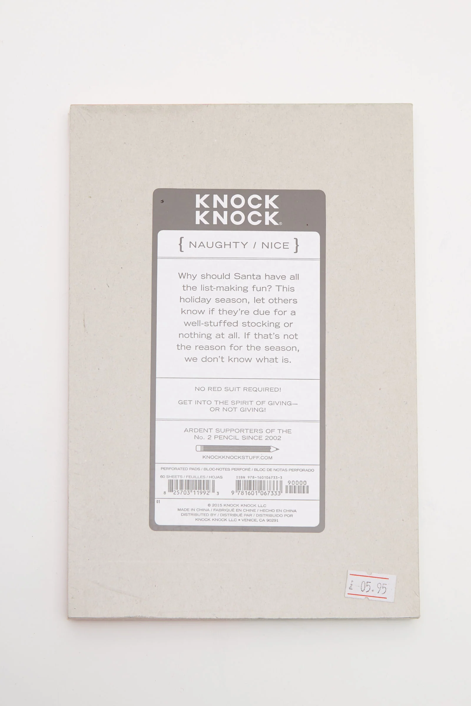 Naughty or Nice Note Pad - Image 4