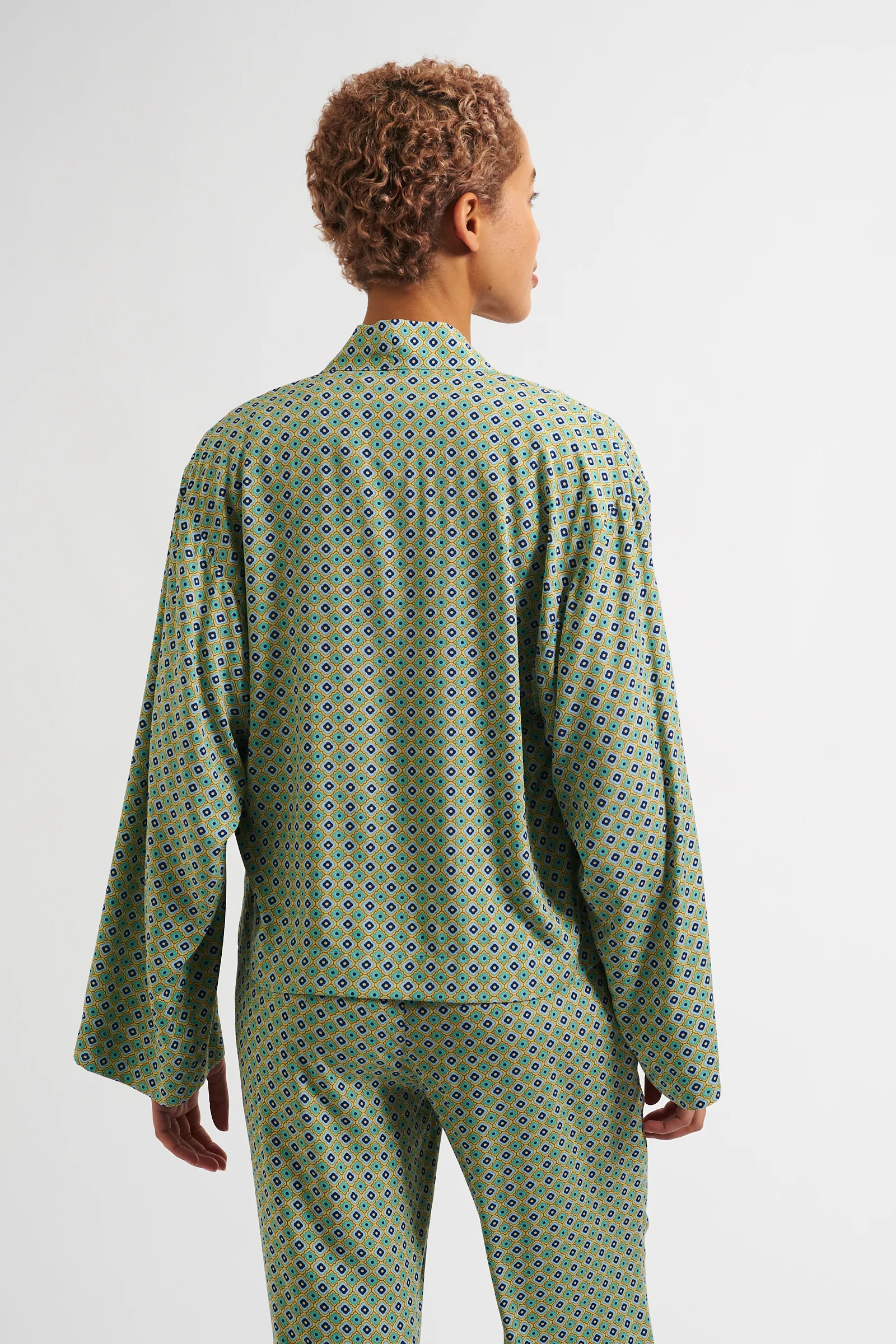 Nayah Tangiers Print Kimono Style Jacket - Image 2