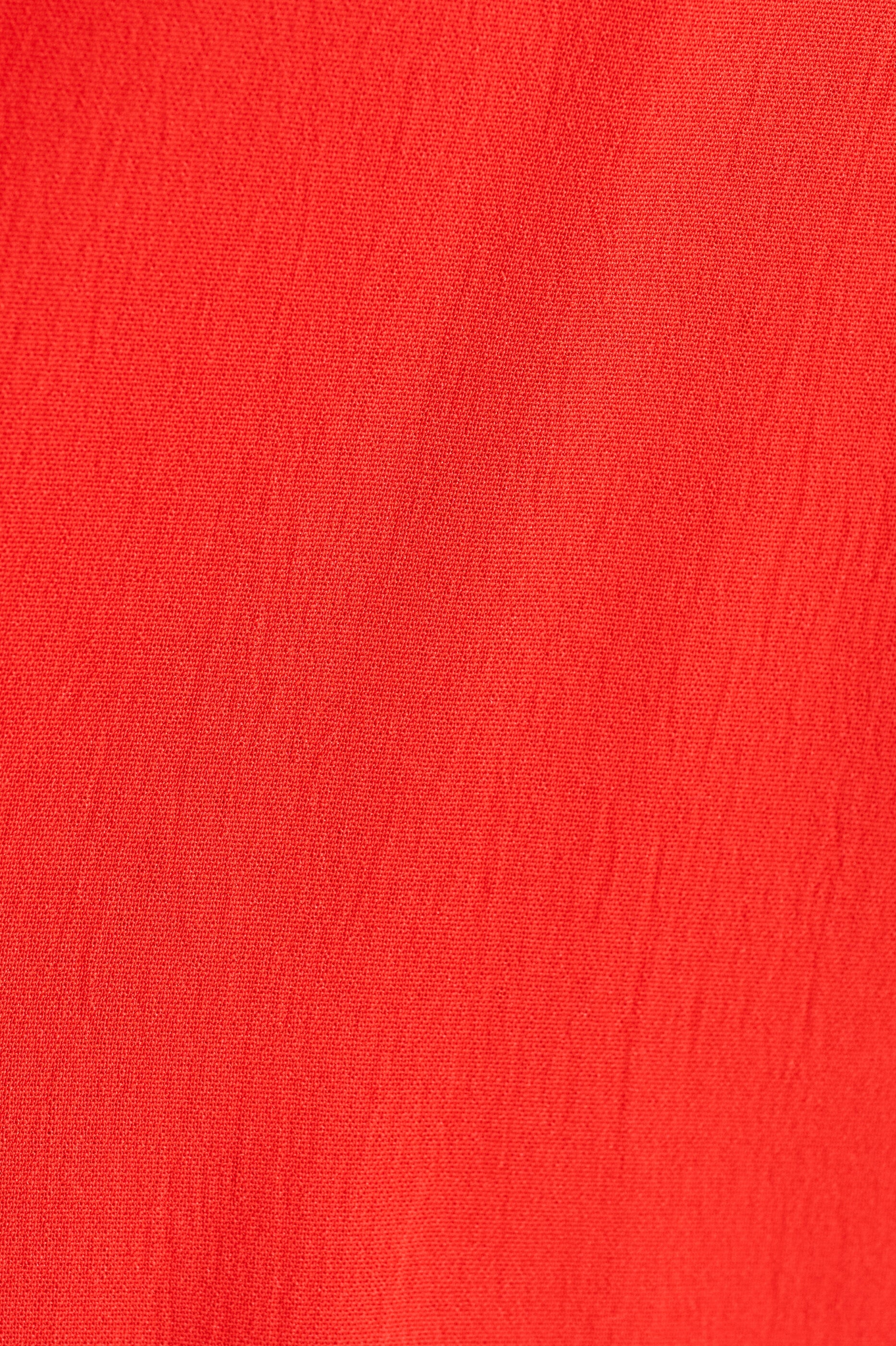 Octavia Crepe Petal Collar Blouse - Red - Image 8