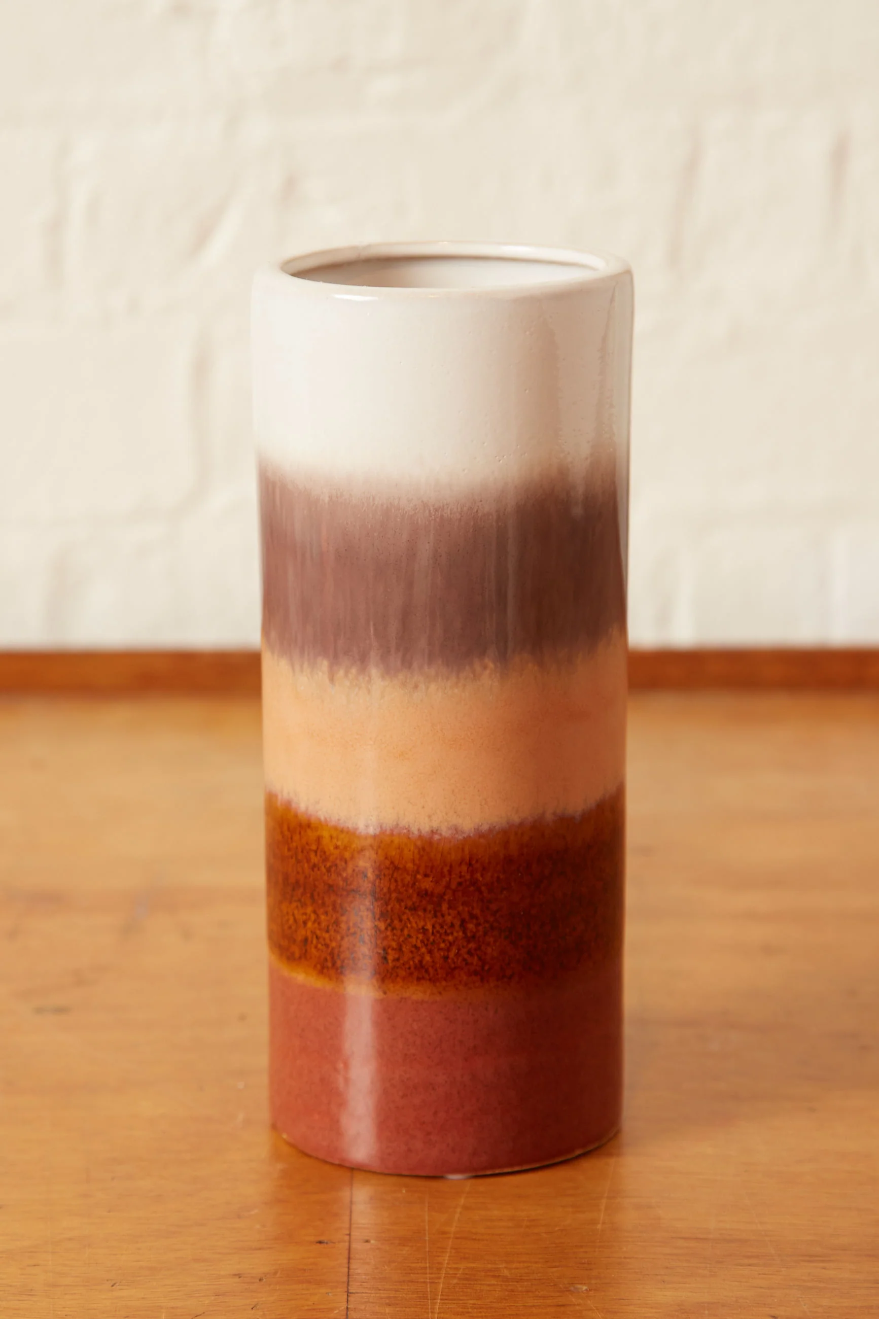 Ombre Stoneware Striped Vase - Image 2