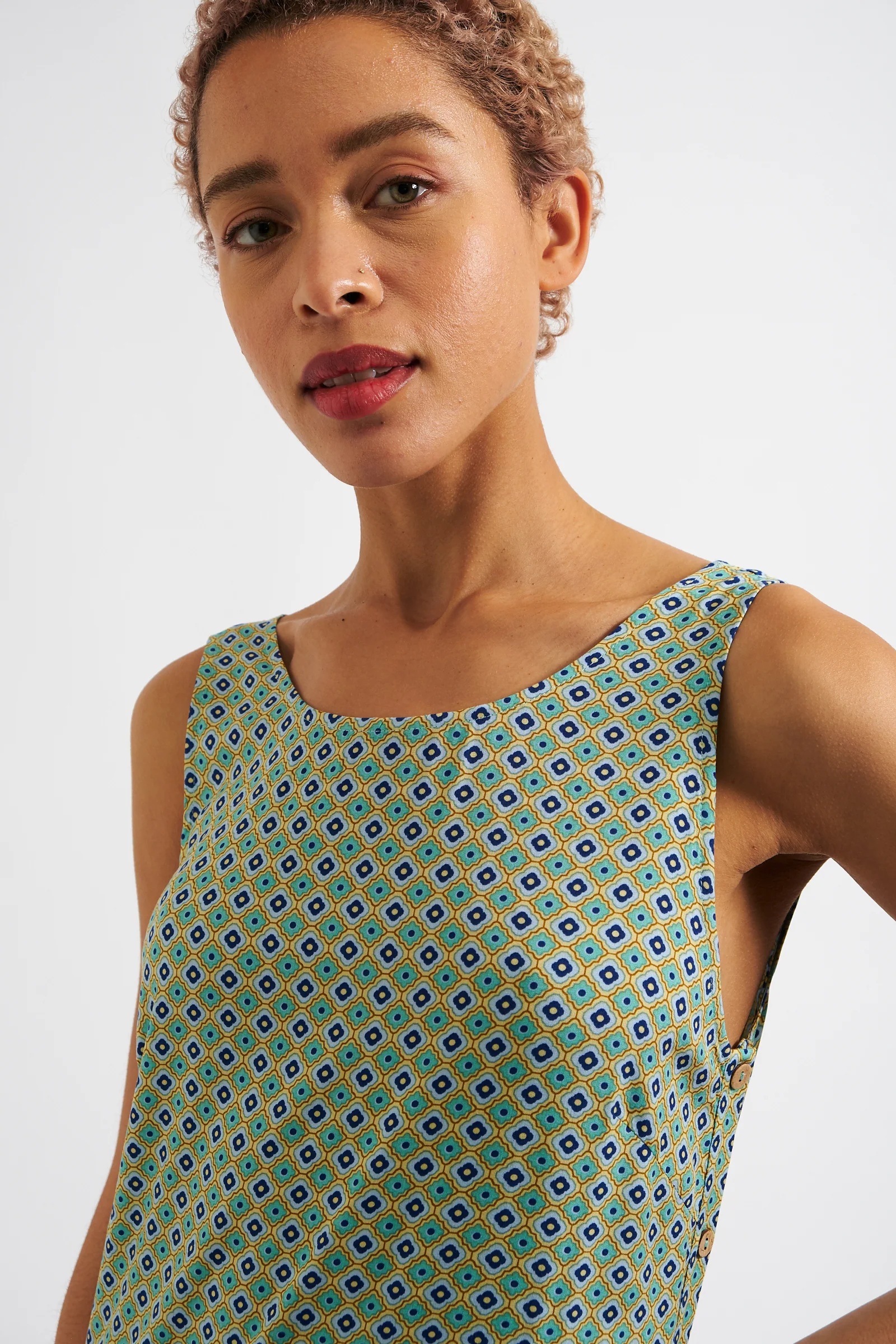 Orinda Tangiers Print Midaxi Sundress - Image 3