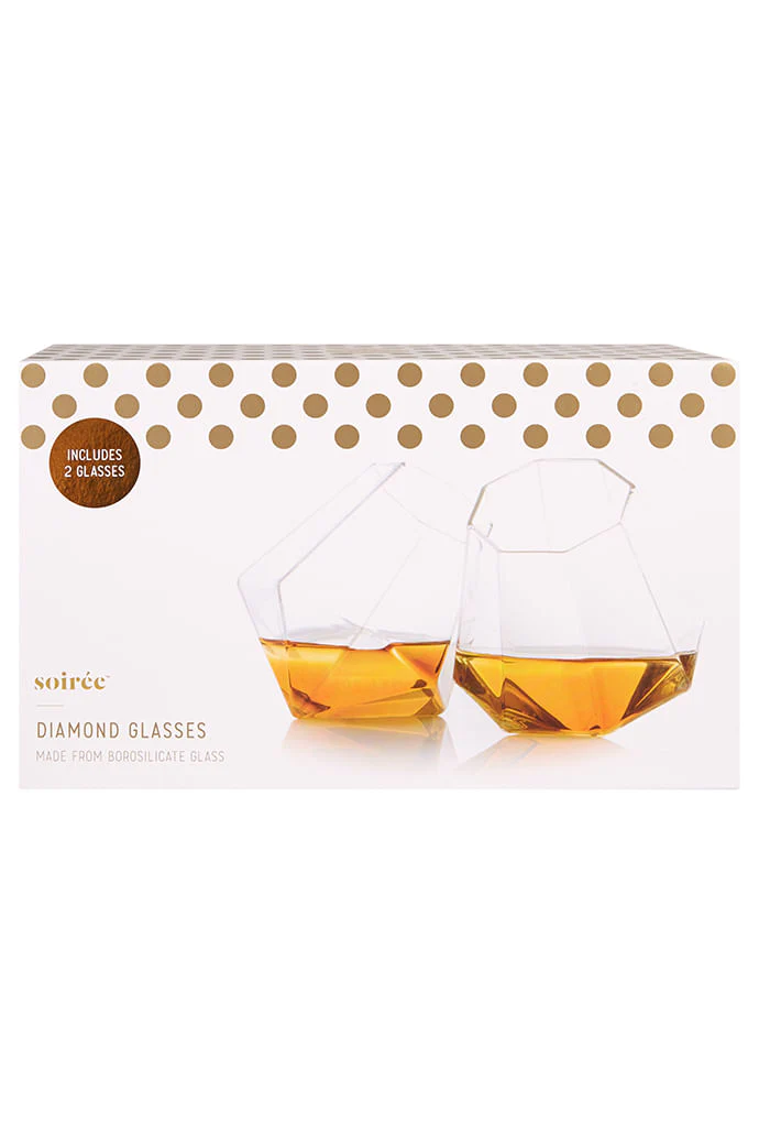 Pair Of Boxed Diamond Glasses - Image 3