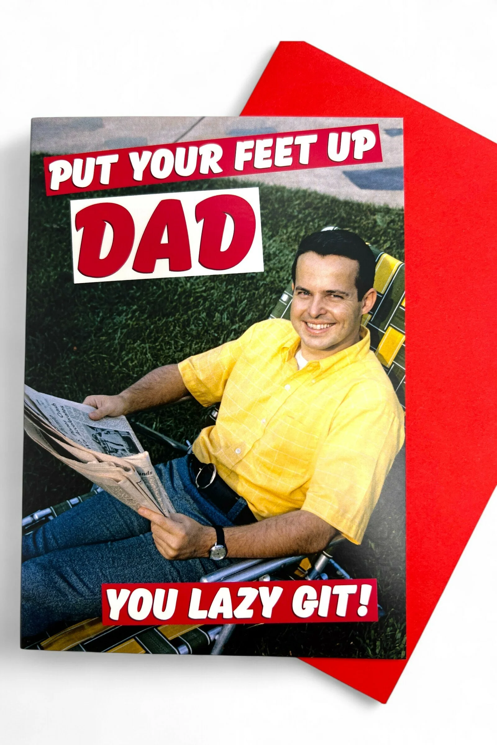 Put Your Feet Up Dad Card
