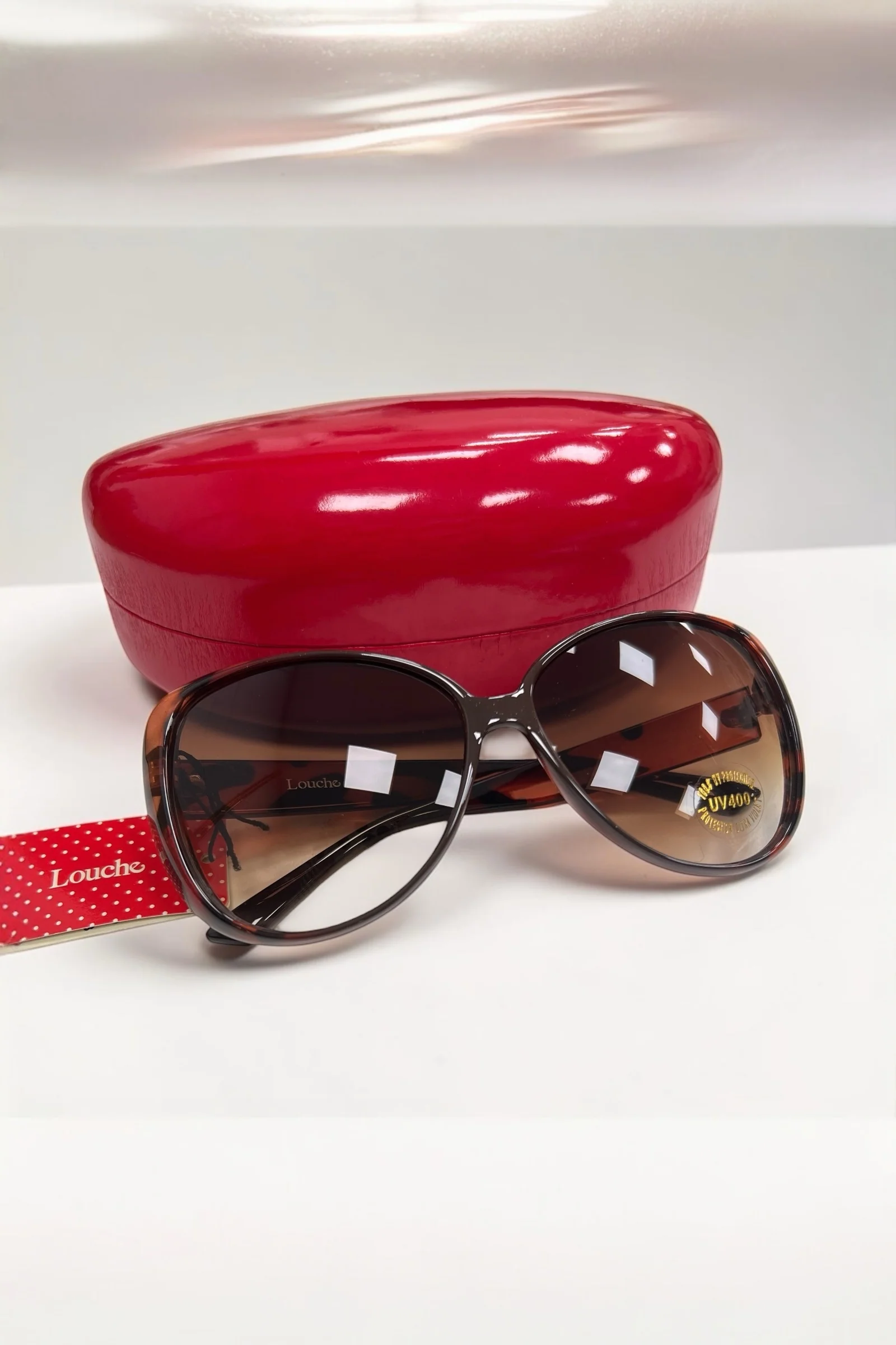 Raka Cat’s Eye Oversized Tortoiseshell Glasses - Image 4