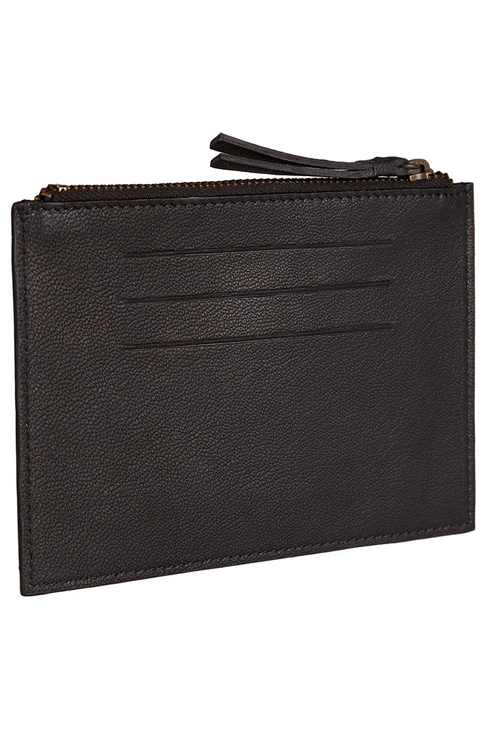 Remi Embroidered Leather Coin Purse - Image 2