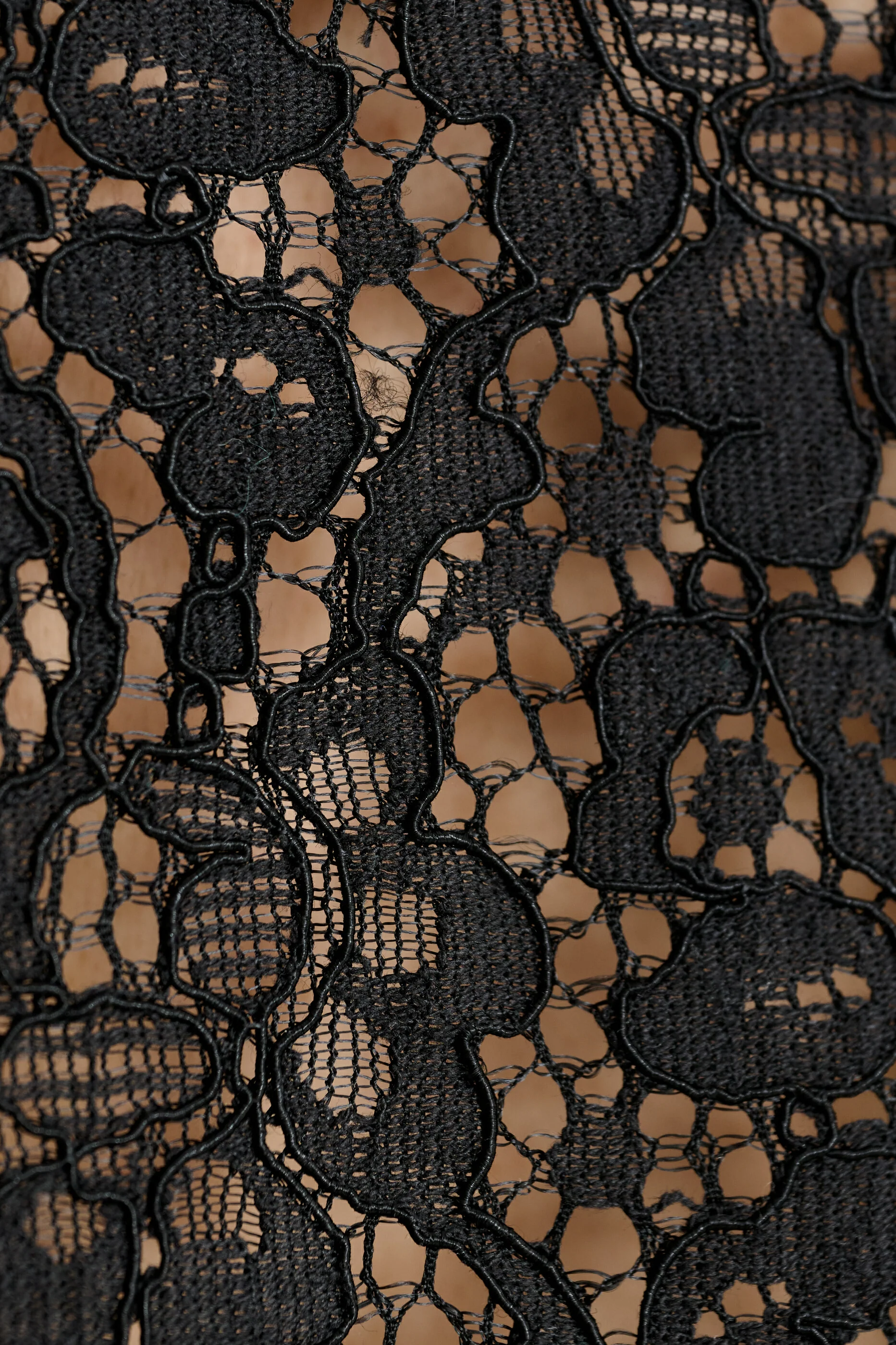 Rufaro Lace Short Sleeve Blouse - Black - Image 5