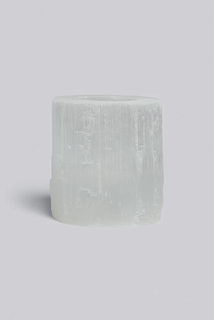 Selenite Heart Tea Holder - Image 4