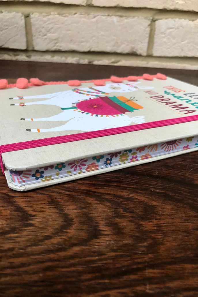 This Llama Wants No Drama A5 Ruled Notebook - Image 2