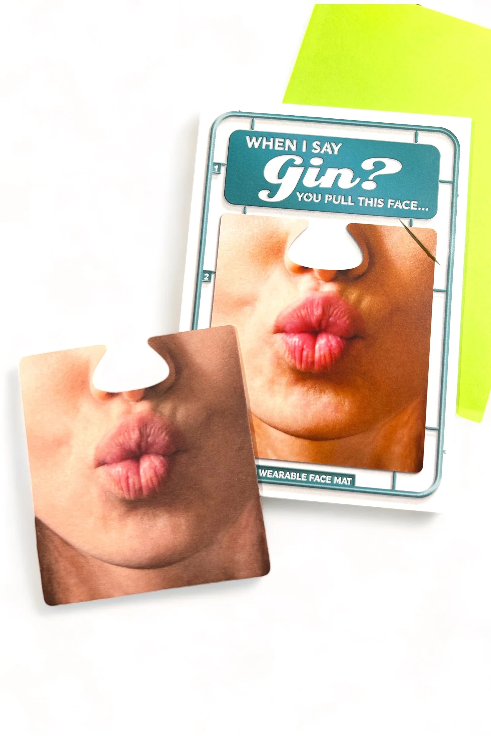 When I Say Gin Face Mat Card - Image 2