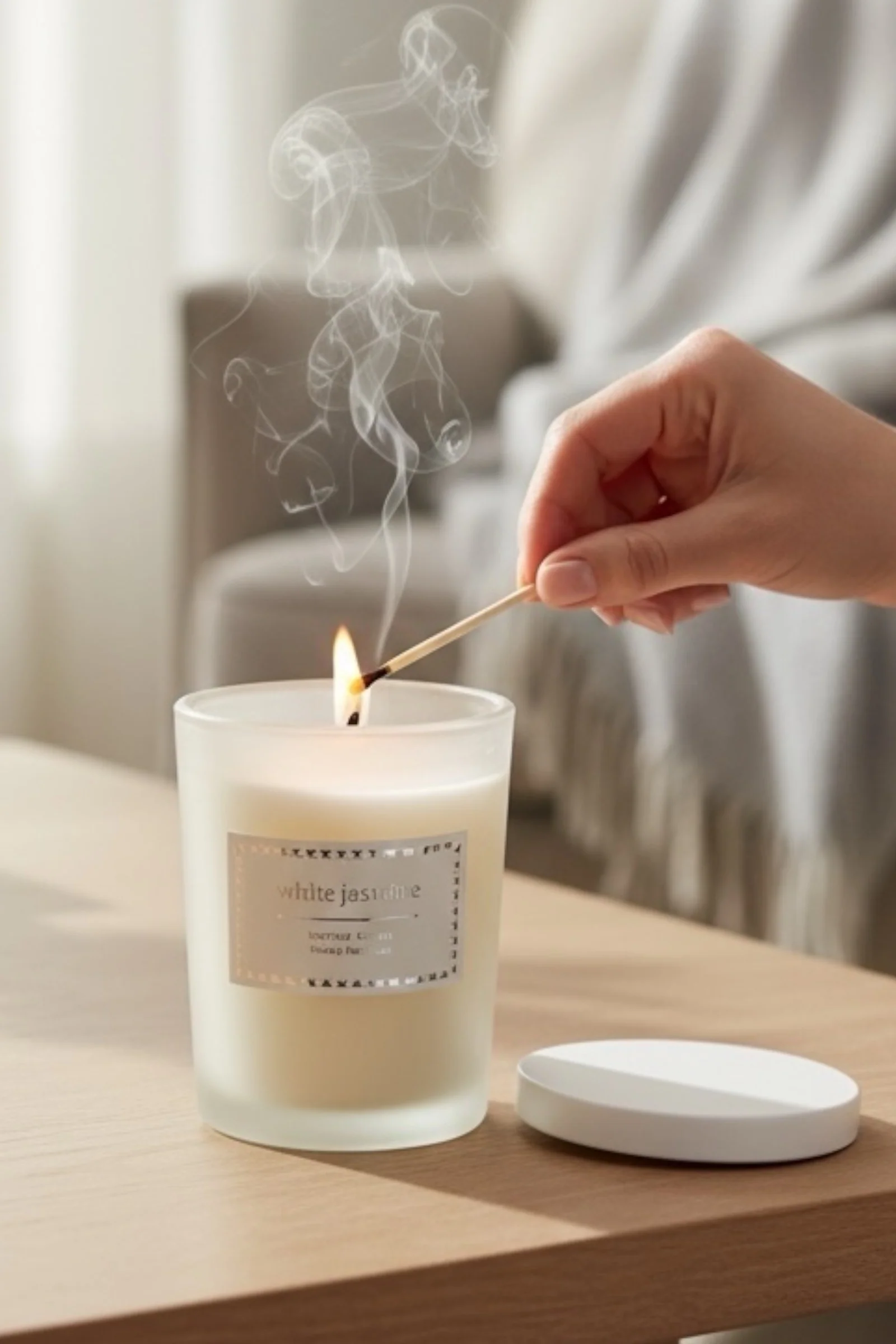 White Jasmine Candle
