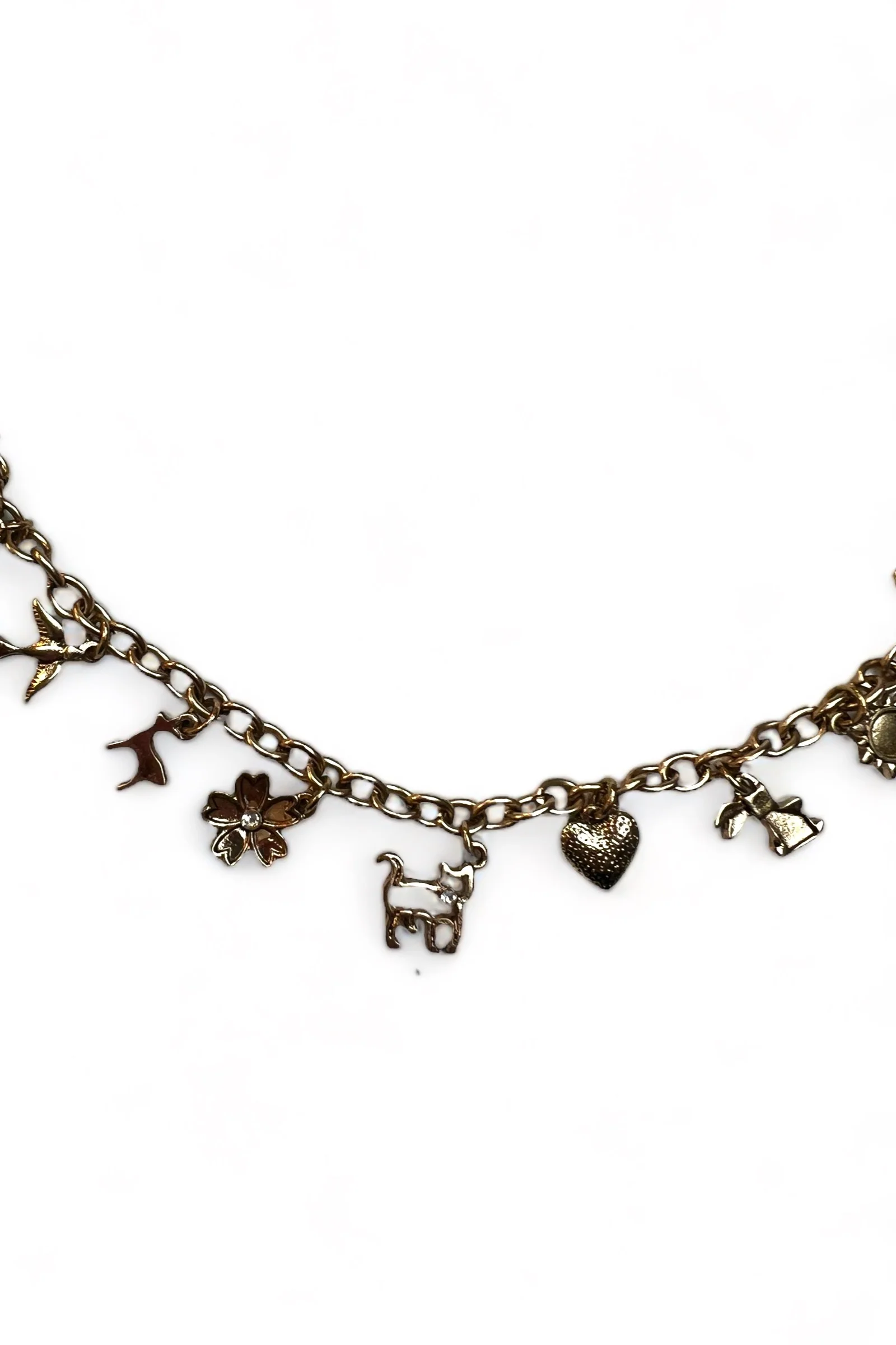 Willow Gold Plated Charm Choker Necklace - Image 2